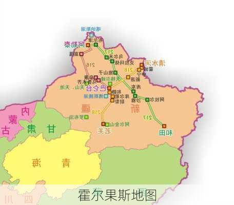 霍尔果斯地图