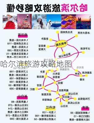 哈尔滨旅游攻略地图