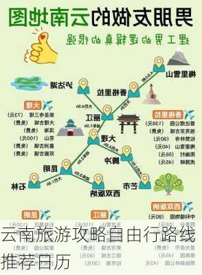 云南旅游攻略自由行路线推荐日历