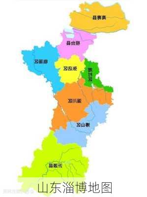 山东淄博地图