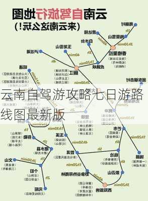 云南自驾游攻略七日游路线图最新版