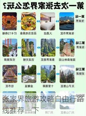 张家界旅游攻略自由行路线推荐一下