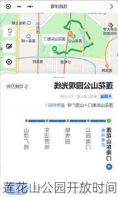 莲花山公园开放时间