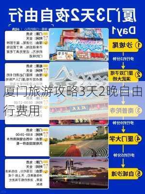 厦门旅游攻略3天2晚自由行费用