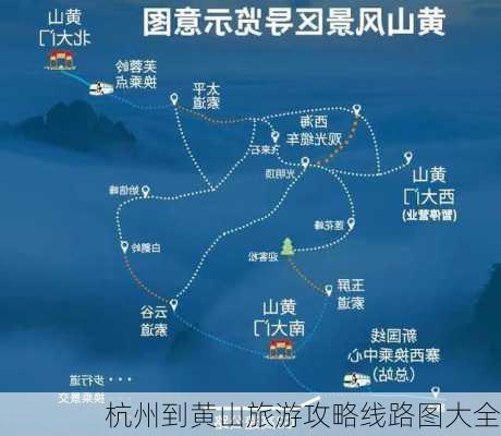 杭州到黄山旅游攻略线路图大全