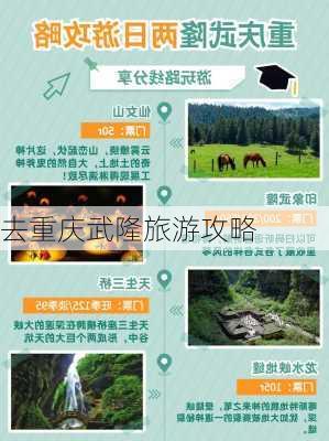 去重庆武隆旅游攻略